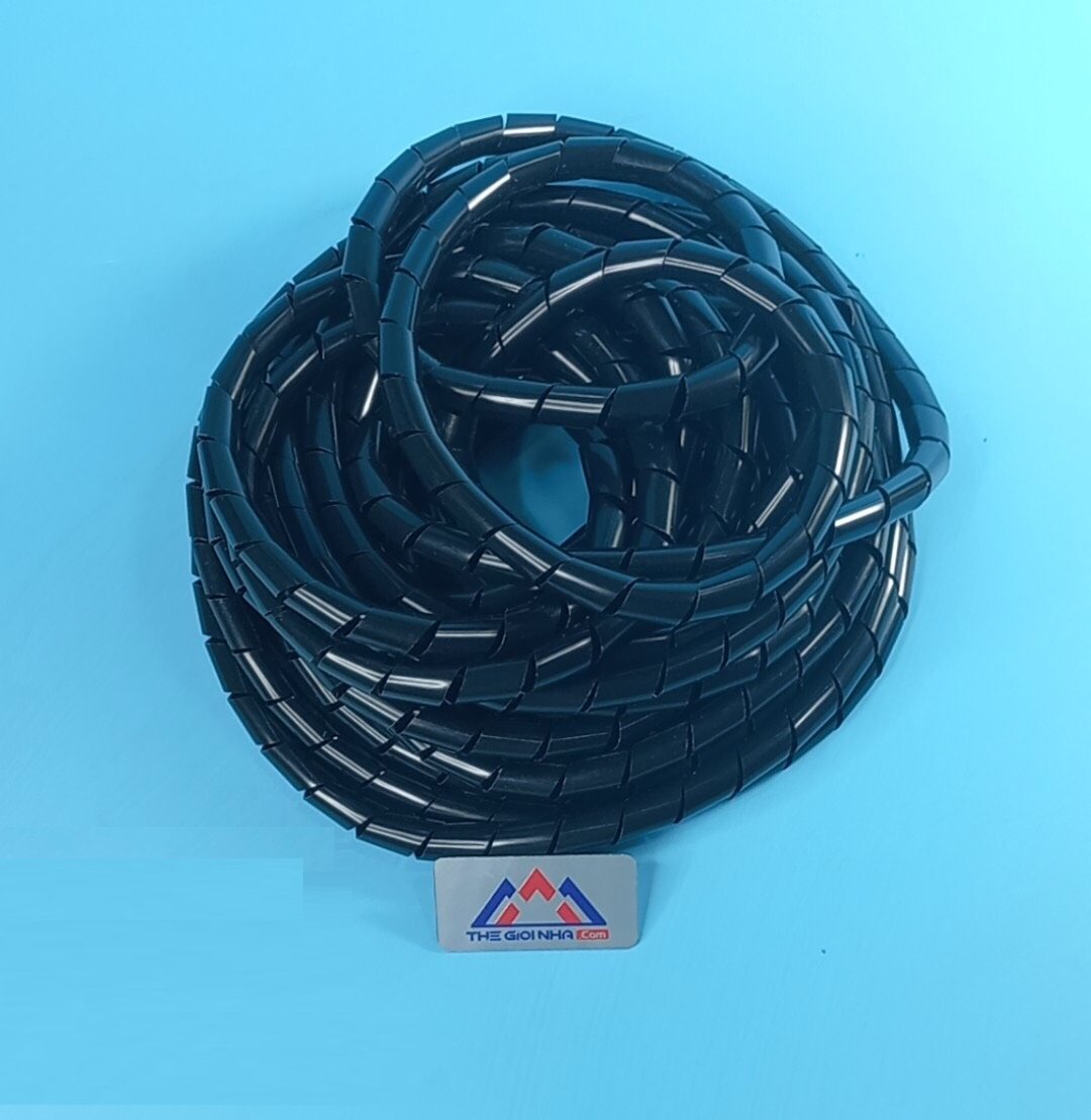 Dây xoắn 10mm Đen DX10B Tiến Phát, 10m/ sợi