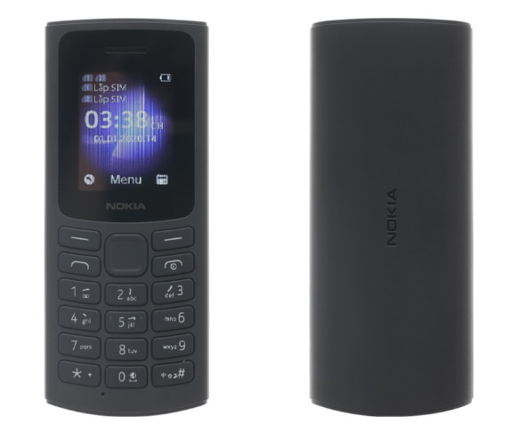 Điện thoại Nokia 105 4G 2 sim, màu đen