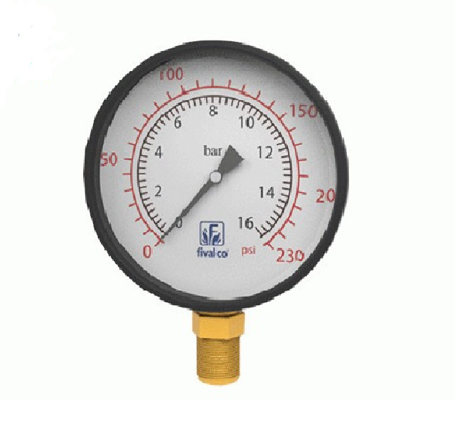 Đồng hồ đo áp suất Fivalco FP11 (0-16 bar)