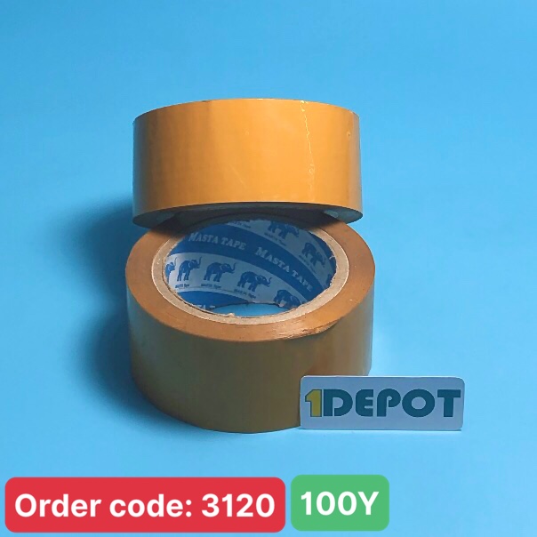 Băng keo đục 100 yard lõi 5 ly 48mm 1.2kg, 6 cuộn/cây
