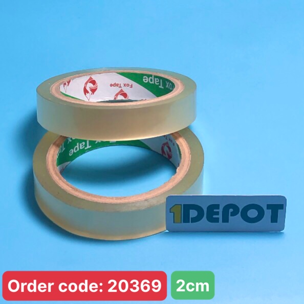 Băng keo trong 100 Yard, bản rộng 2cm 14 cuộn/cây