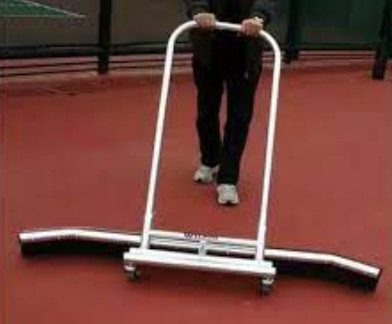 Xe gạt nước sân tennis inox 110cm x 120cm màu trắng