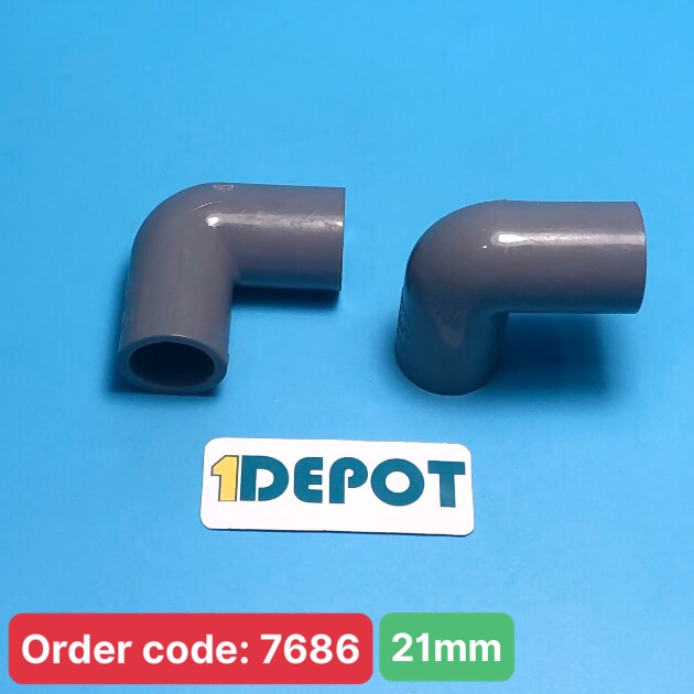 Co 90° Ø21 D Nhựa PVC Bình Minh