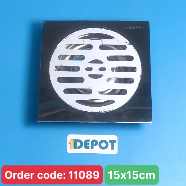 Hố ga thoát sàn 15x15 đáy Ø60