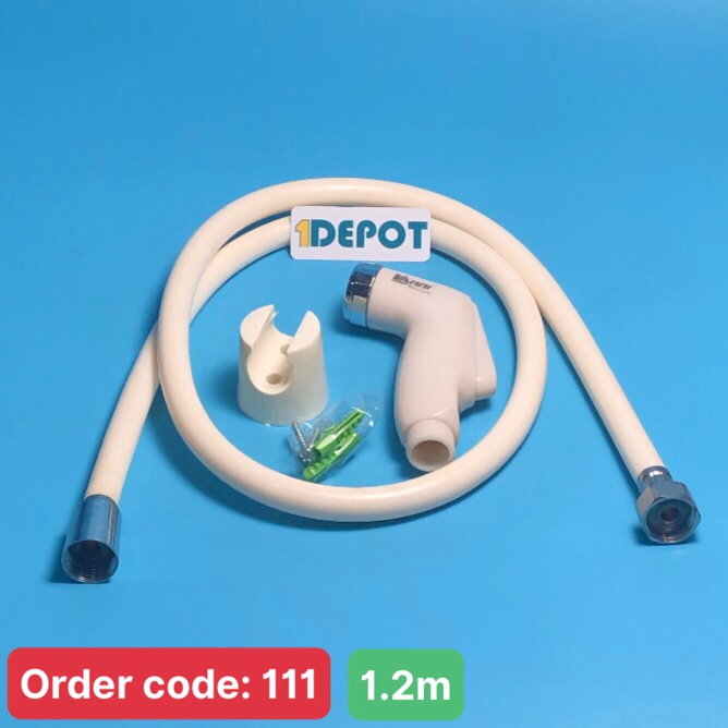 Bộ Dây Vòi Xịt Vệ Sinh Nhựa Vanni VX-15 Dây 1.2m