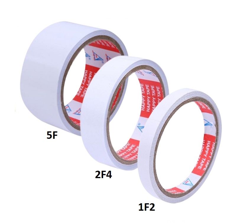 Băng keo giấy 2 mặt 8mm x 23yd