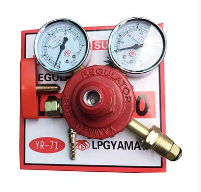 Bộ đồng hồ khí Oxygen Yamato YR-71 màu đỏ
