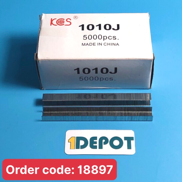 Đinh U 1010J KCS, hộp trắng 5000 cây ghim