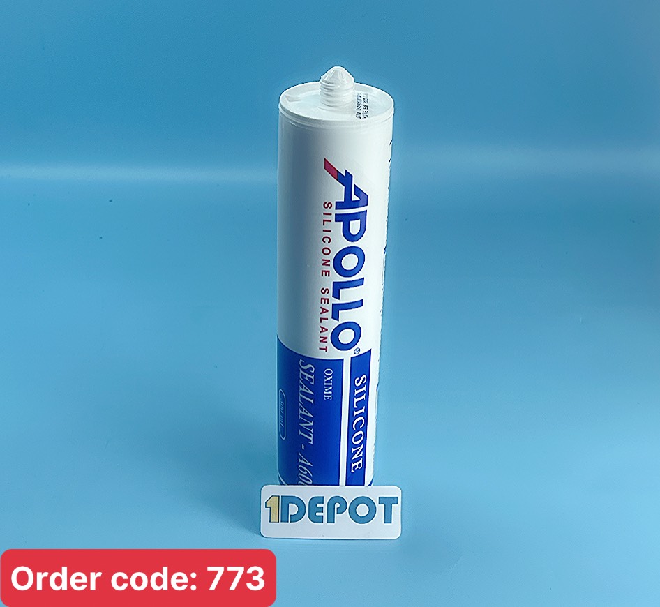Keo silicone Apollo A600 300ml màu trắng trong