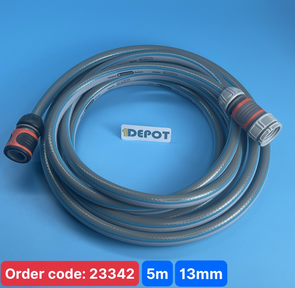 Cuộn 5m dây tưới Gardena 13mm, kèm cút nối