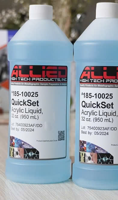 Nhựa và bột đúc mẫu nguội Quickset Acrylic Allied 185-10025 (950ml)