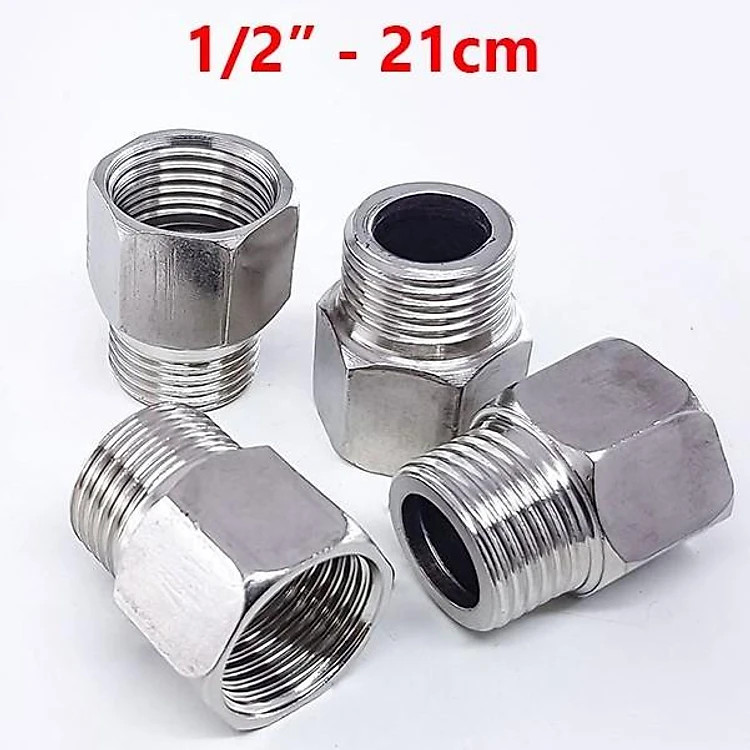 Nối giảm ren trong inox 304 Ø21/13mm
