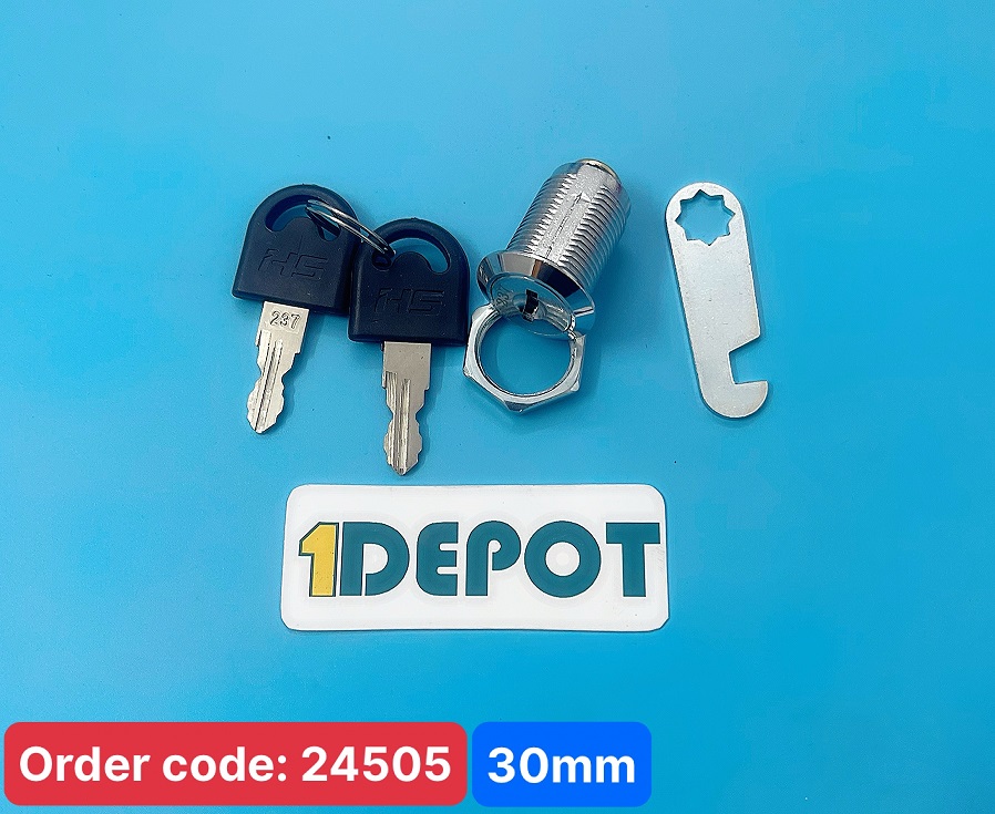 Khóa tủ locker 3cm, chất liệu hợp kim