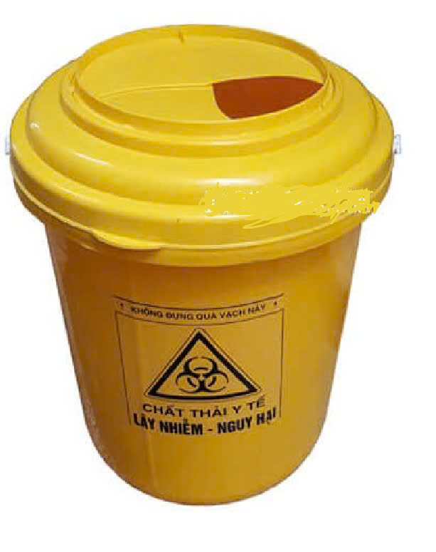 Xô đựng rác y tế 22 lít nhựa HDPE