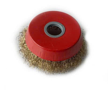Bát đánh rỉ sợi sắt mạ đồng Φ100x40mm, phi 16mm, 2 cái/hộp