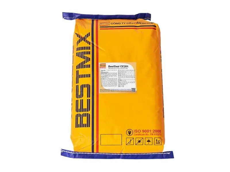 Hợp chất chặn nước rò rỉ, đóng rắn nhanh, gốc xi măng 5kg/bao Bestseal CE201