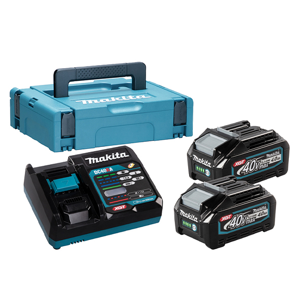 Bộ pin sạc PSKG1 (BL4040*2+DC40RA) Makita 191J97-1