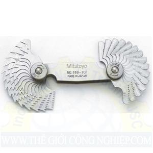 Bộ thước dưỡng đo ren Mitutoyo 188-101, 4-42 TPI/ 30 lá