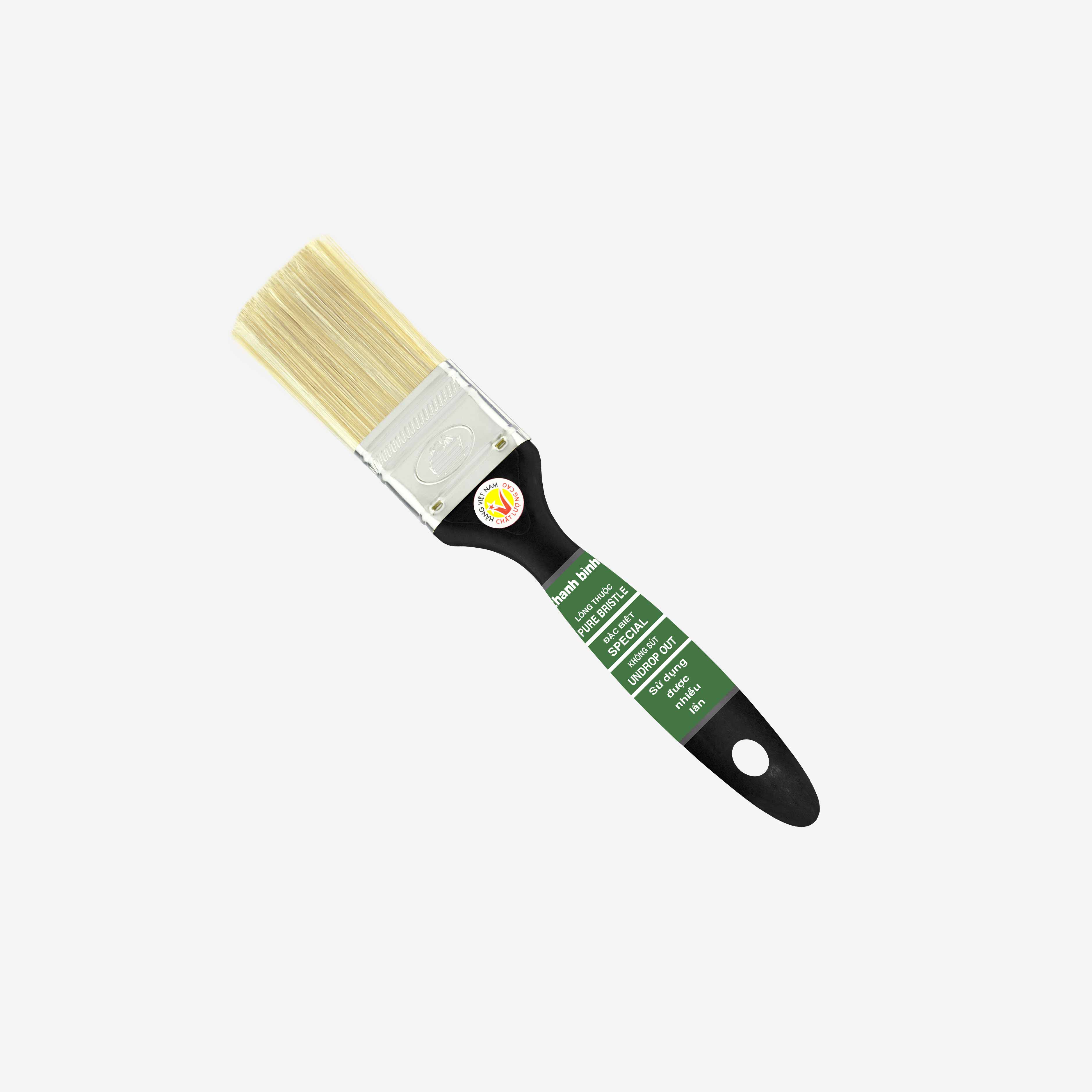 Cọ cán nhựa Thanh Bình 1LTDS15, cán đen SYN 1.5 inch