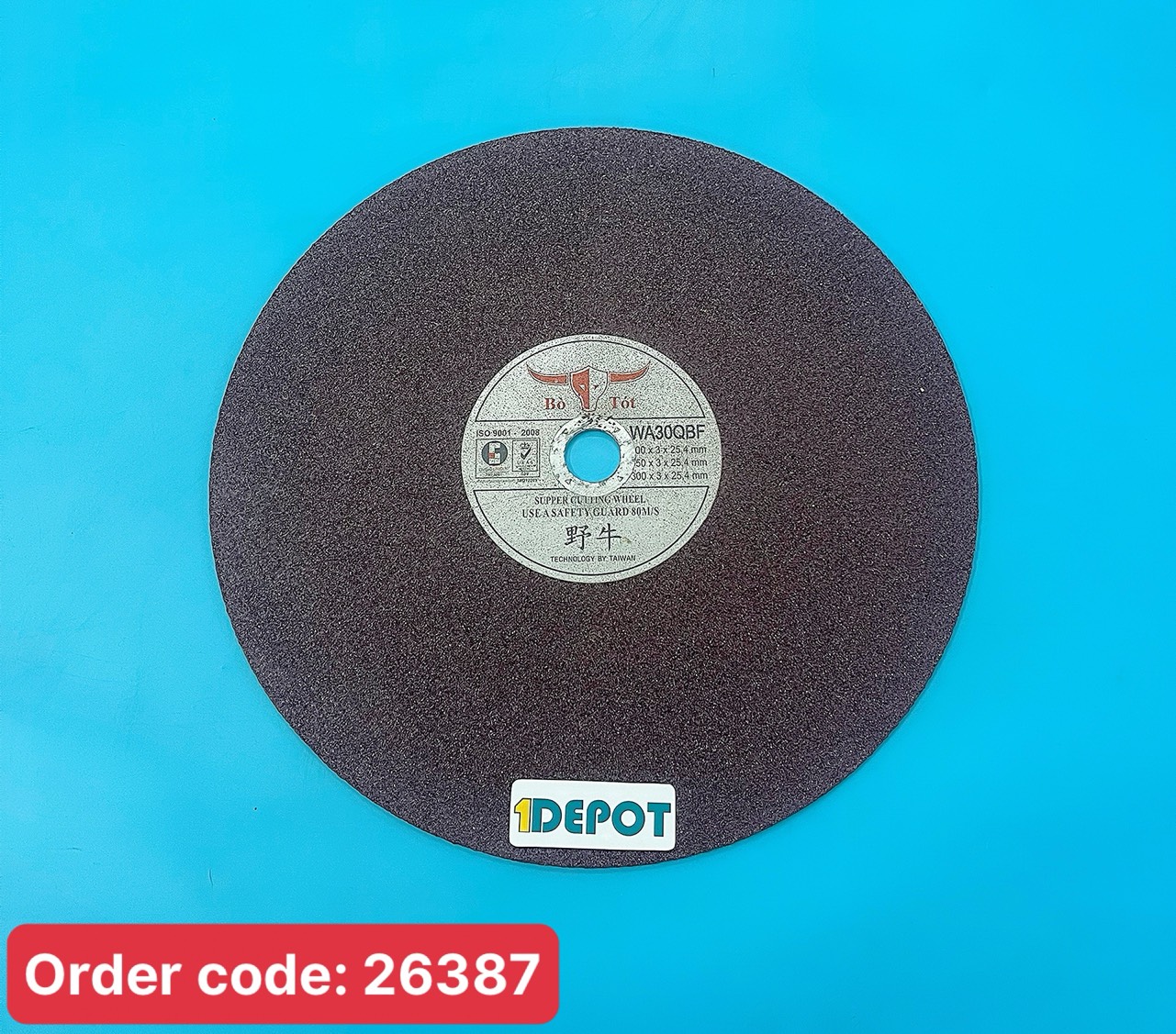 Đá cắt kim loại Bò Tót Doanh Doanh TN, 350x3x25.4 mm