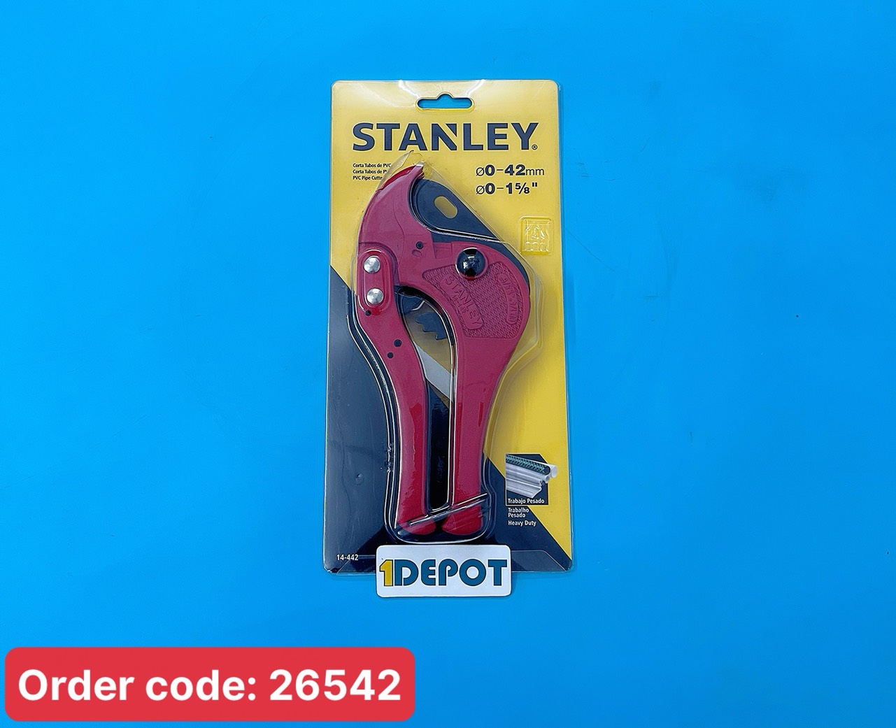 Dao cắt ống nhựa Stanley 14-442-22, 42mm