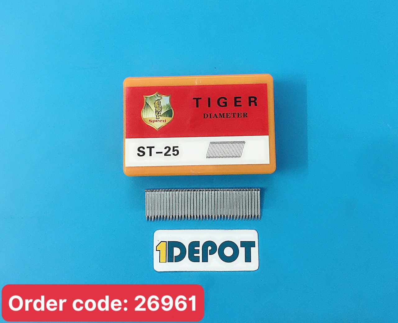 Đinh bắn bê tông Tiger ST25 – 25mm, 646 cây đinh/hộp