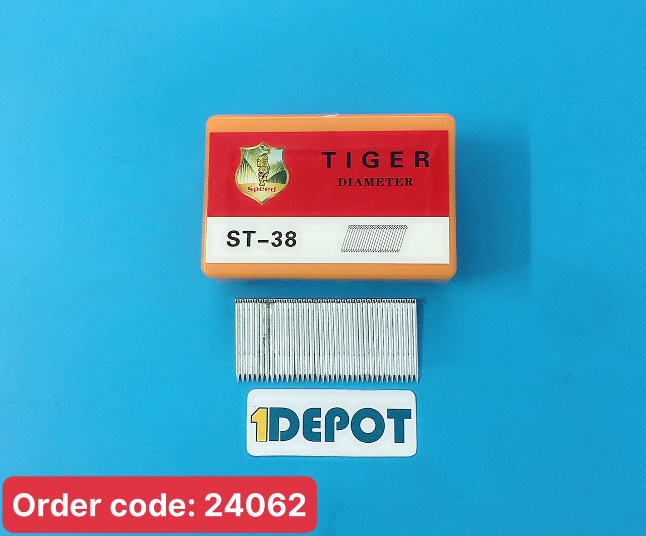 Đinh bắn bê tông Tiger ST38 – 38mm, 646 cây đinh/hộp