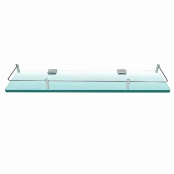 Kệ thẳng 02 Vanni inox 201, Kệ kính 1 tầng treo tường tiện dụng
