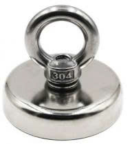 Nam châm móc tròn D60mm inox 304