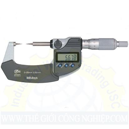 Panme đo ngoài điện tử đầu nhọn Mitutoyo 342-371-30, 0-0.8''/20mm/0.01mm