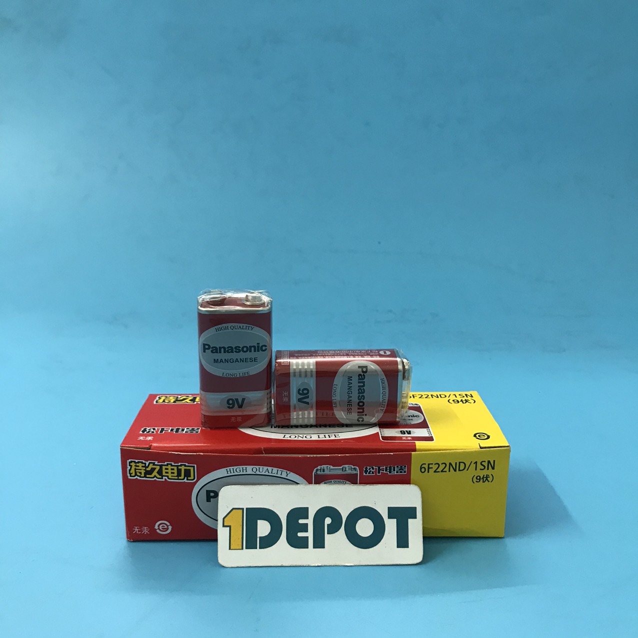 Pin 9V Panasonic Hi-Top 6F22DT, (Hộp 12 Viên )
