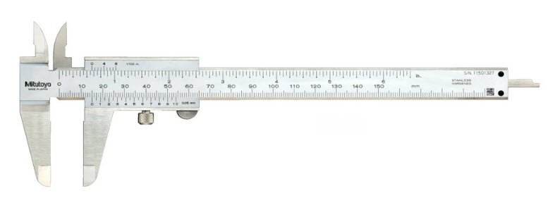 Thước cặp cơ khí Mitutoyo 530-115, 0-12”/0-300mm/0.05mm
