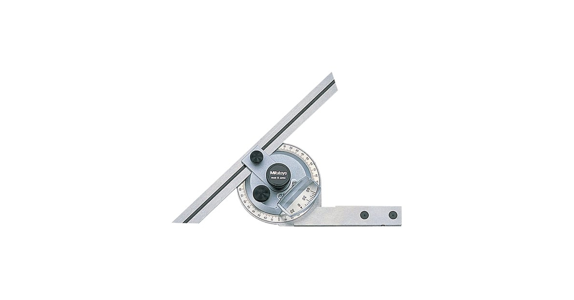 Thước đo góc vạn năng 60°, 45°, 30° Mitutoyo 187-901-10