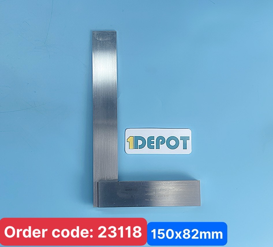 Thước đo góc vuông Moore and Wright MW910-05, 150x100mm