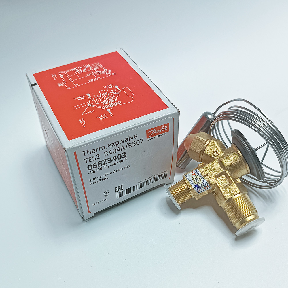 Van tiết lưu Danfoss TES2 068Z3403, môi chất lạnh R404A/R507 (chưa bao gồm kim)