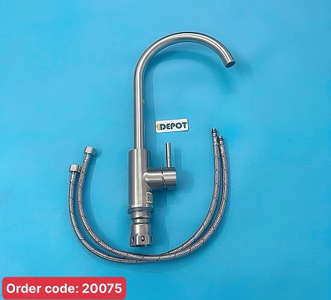 Vòi chén nóng lạnh Vanni VN-304, inox sus 304