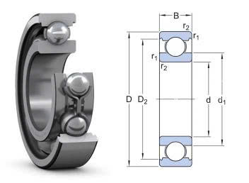 Vòng bi SKF 6205