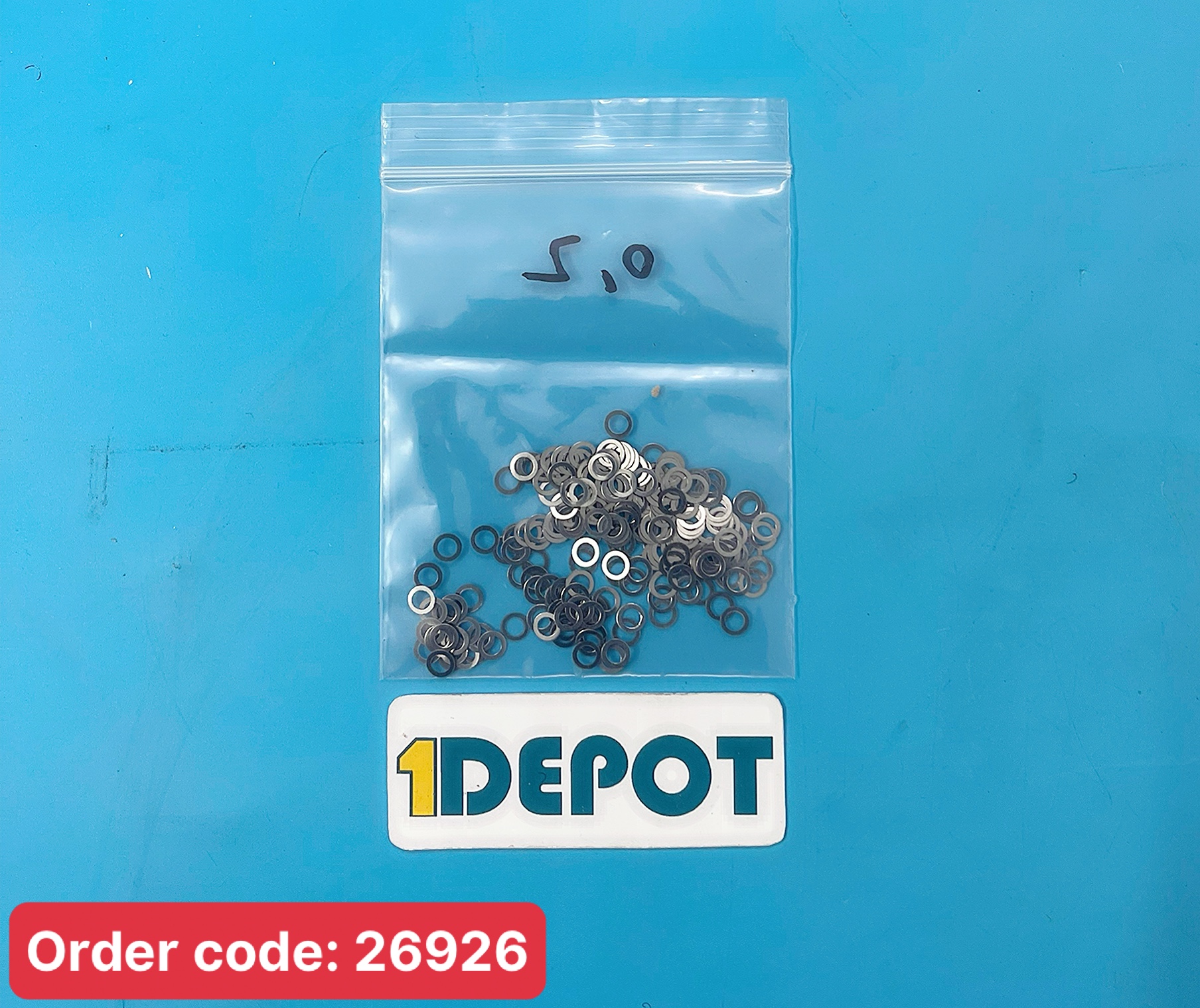 Vòng đệm long đền shim thép 0,5mm Ø5/Ø3